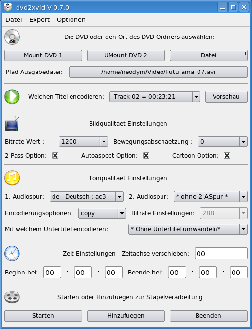 dvd2xvid
