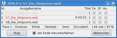 statusfenster